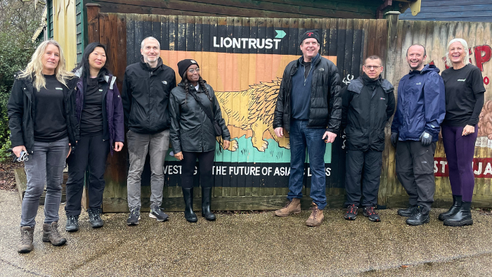 Liontrust Employees volunteering at London Zoo