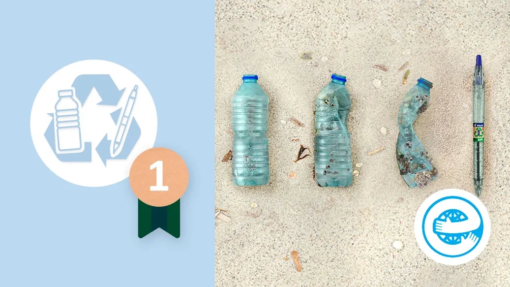 Bottle2Pen Ecoball – når affald i havene bliver til skriveredskaber på kontoret