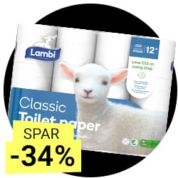 Lambi Toiletpapir | 3-lags | 84 ruller