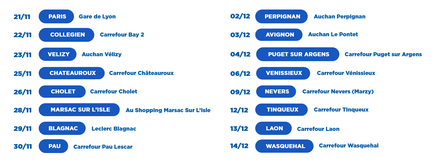 tournée dates