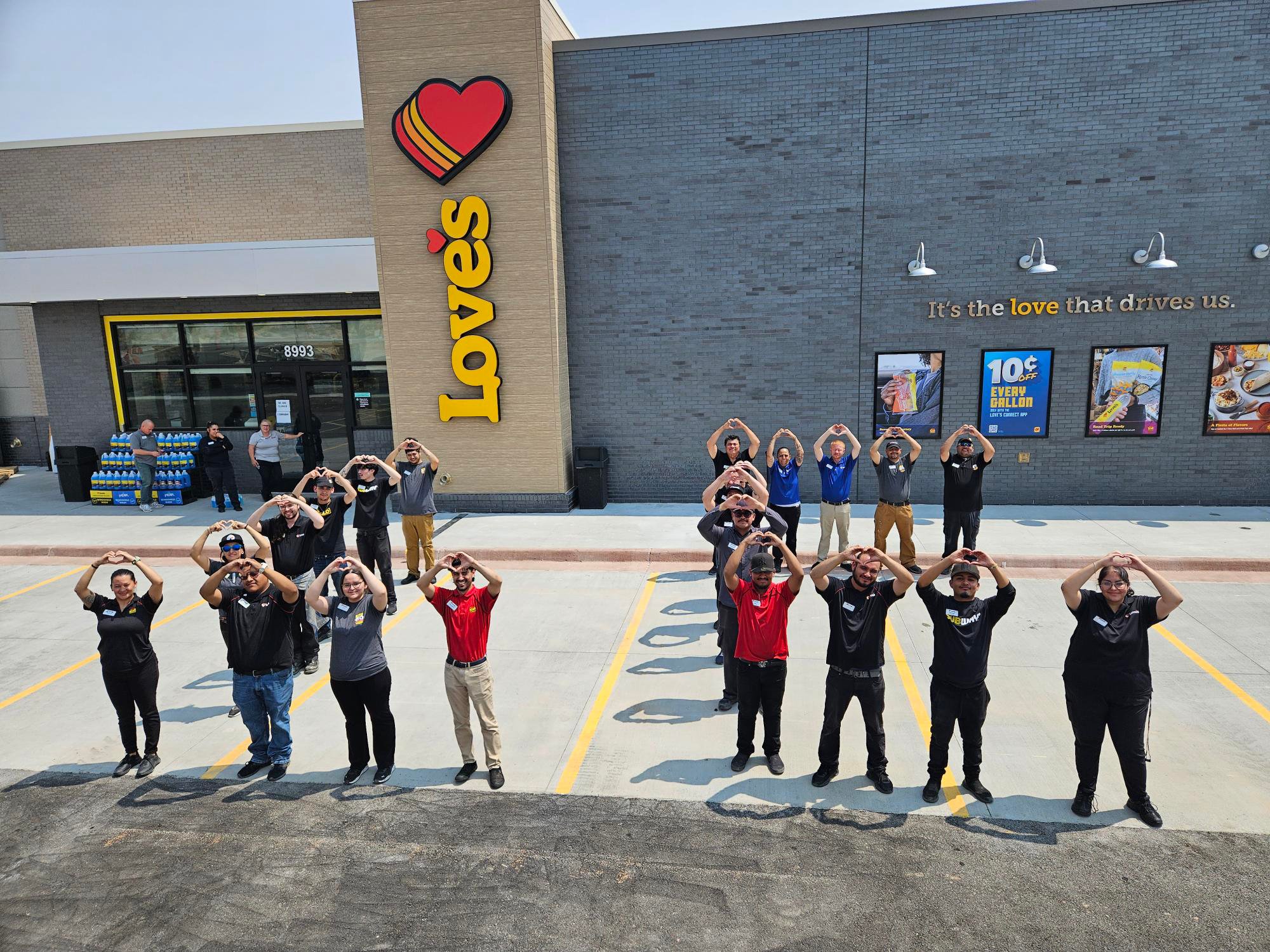 Photo of employees outside Las Cruces, NM store