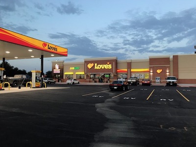 Love's Travel Stop in Newcastle, Oklahoma