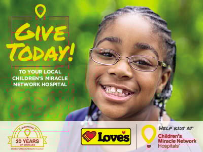 cmn hospitals miracle child for loves travel stops campaign