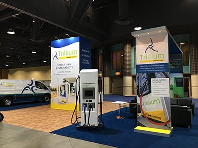 trillium's booth at ACT Expo