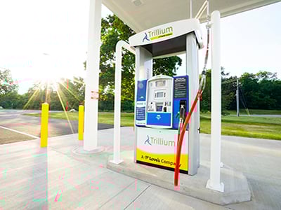 cng fuel pump with trillium