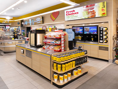 Interior of a Love's Travel Stop