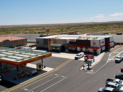 Exterior image of a Love's Travel Stop in Winslow, AZ