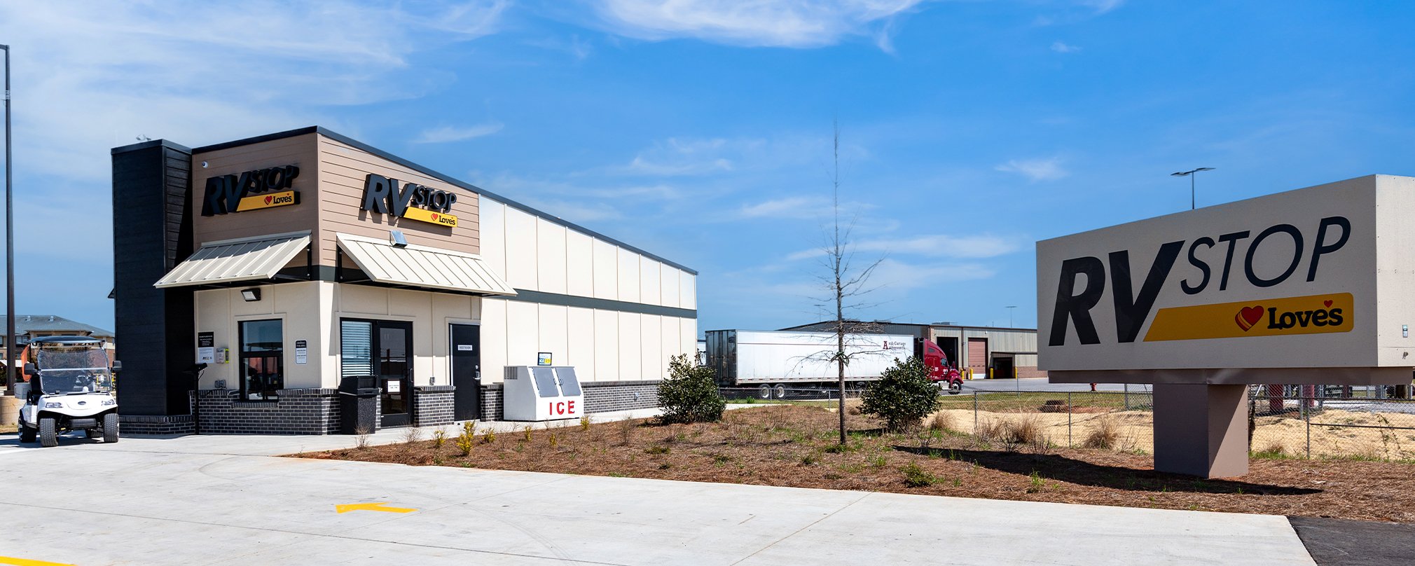 A photo of the RV Check-In building at Love's RV Stop - Muscle Shoals AL 580