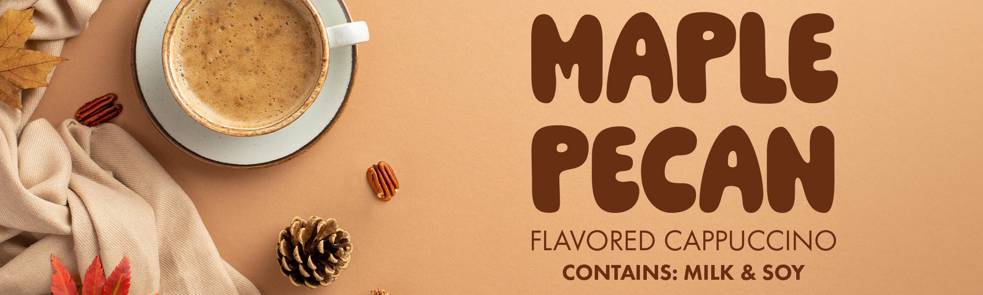 Maple Pecan cappuccino graphic