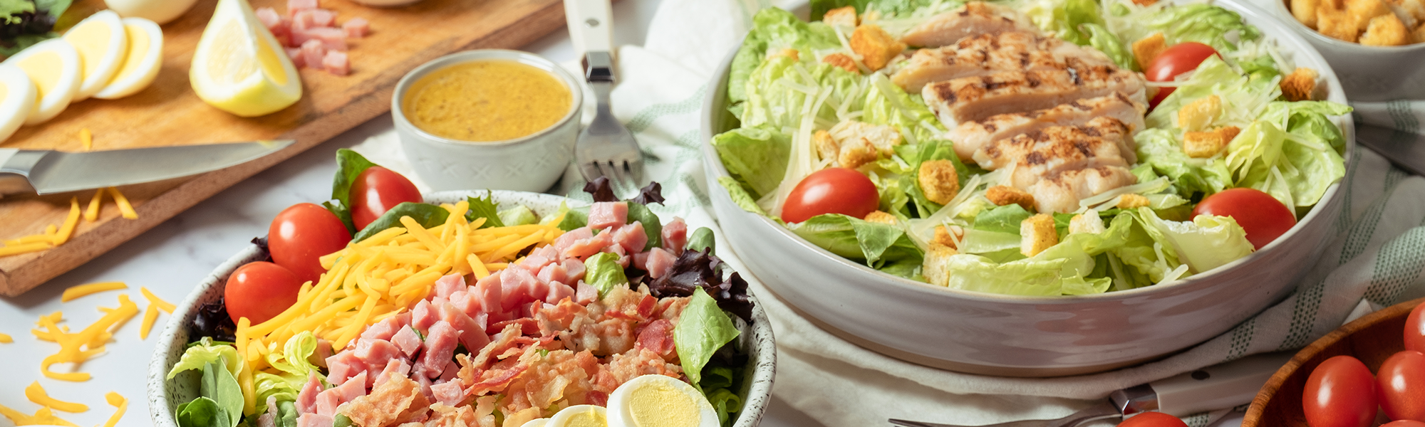 A photo of Love's fresh salads.