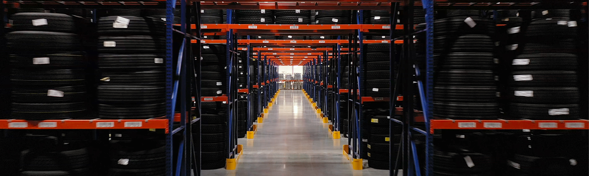 A photo of the interior of a retread facility