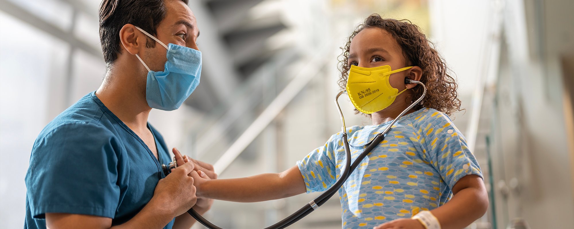 Children's Miracle Network patient and doctor