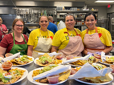 Love's Travel Stops Corporate volunteers