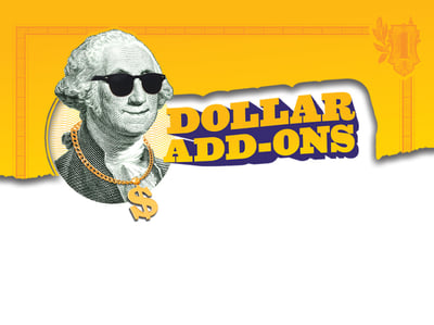 Dollar add on graphic