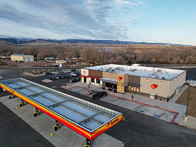 An exterior photo of Store 965 in Buffalo, WY