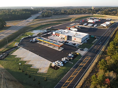 An exterior photo of Store 565 in Hattiesburg, MS