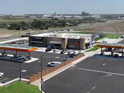 Exterior image of a Love's Travel Stop in Tulia, TX