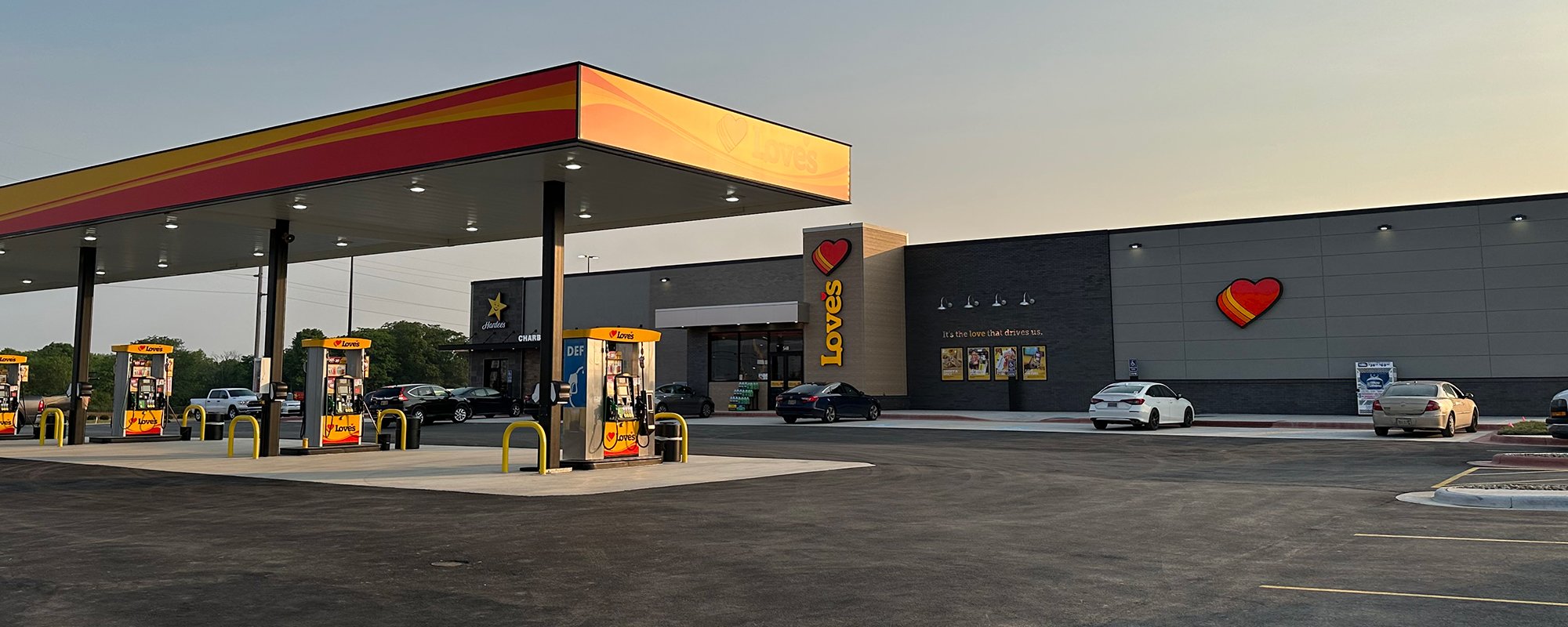 Exterior image of Love's Travel Stop in West Jefferson, OH