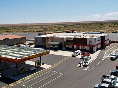 Exterior image of a Love's Travel Stop in Winslow, AZ