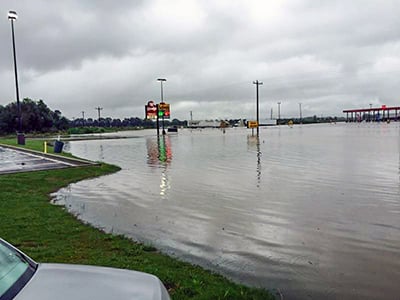 Flooding in LA