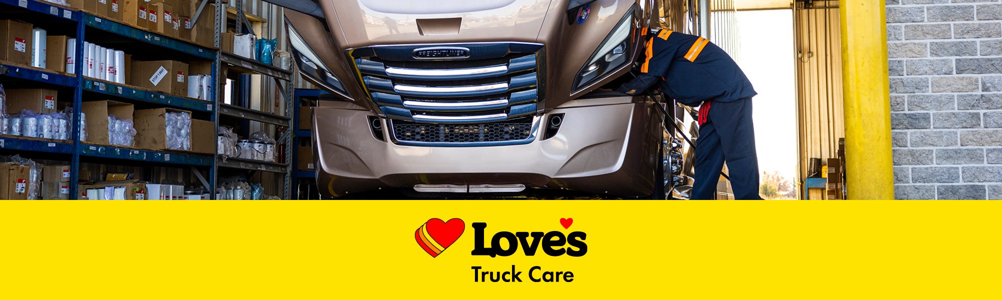 Love's Truck Care technician