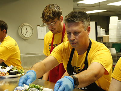 Love's Travel Stops Corporate volunteers