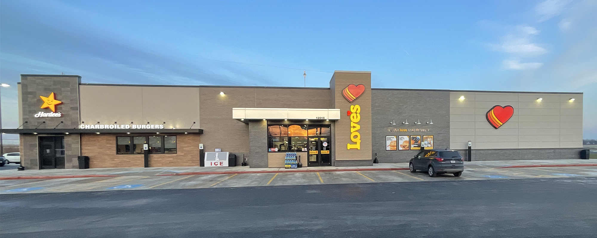 Love's Travel Stop in Milan Township, Ohio