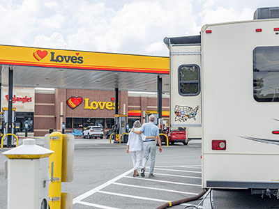 Love's Travel Stop in Milan Township, Ohio