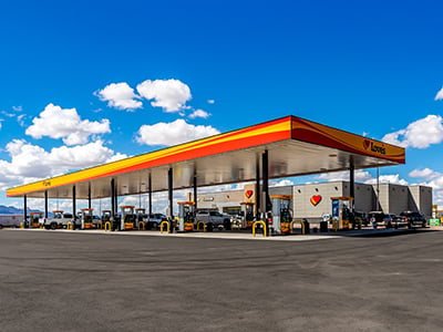 Exterior of Love's Travel Stop #970 in Kingman, AZ