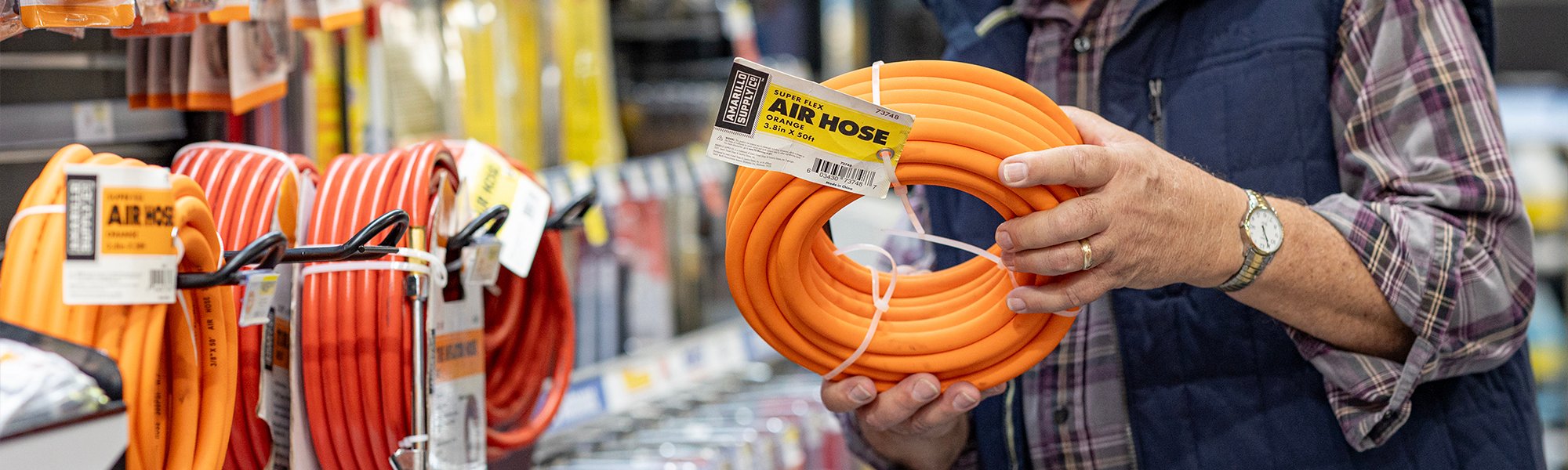 A photo of Amarillo Supply Co. air hoses