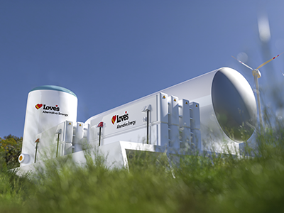 Love's Alternative Energy Hydrogen Tank