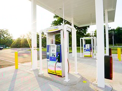 Two Trillium CNG pumps