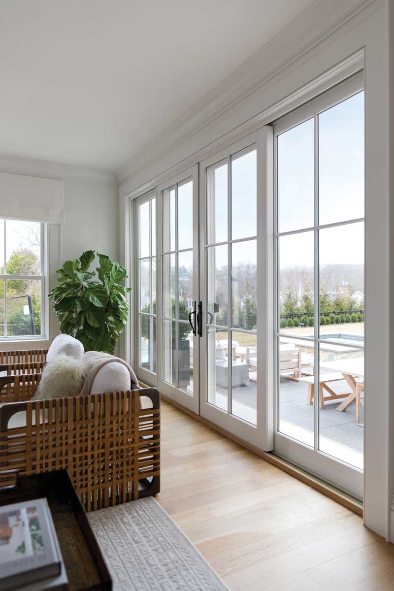 Elevate Sliding French Doors in a living room