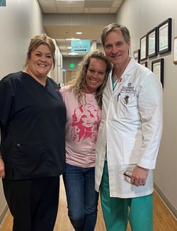 Denise Tucker with Dr. Danny Sanders