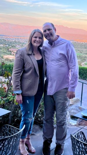 Dr. Lonnie Miller and his girlfriend, Heather