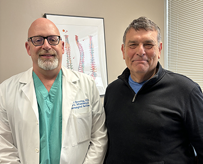 Tony Sancillo and Dr Carl Bevering