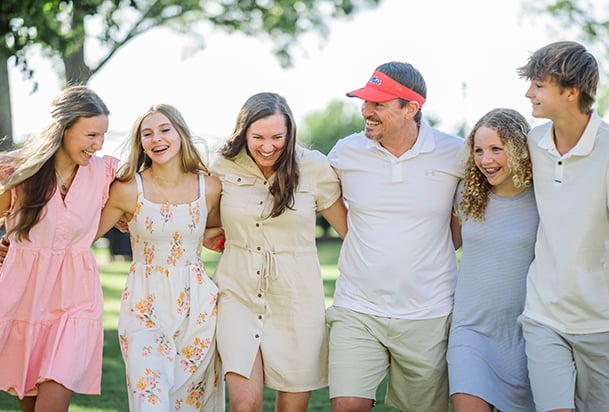 Family outdoors