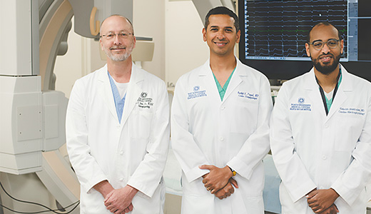 Electrophysiology healthcare workers