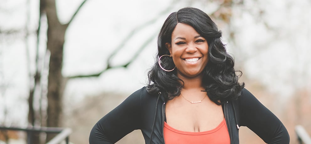 Karecia Adams after weight loss