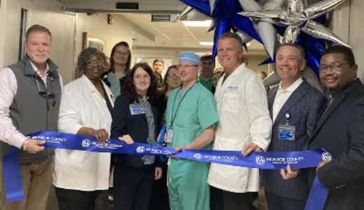 ICU ribbon cutting