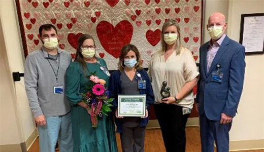 Parham receives award
