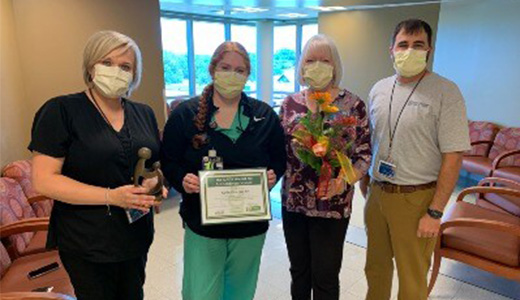 Kincaid receives award