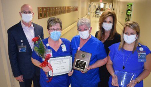 Melissa Kemp Unit Coordinator Excellence banner plaques