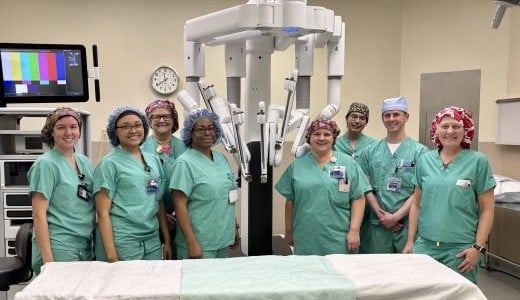 NMMC-West Point Surgical Services Team with the da Vinci Robot-Assisted Surgery Platform