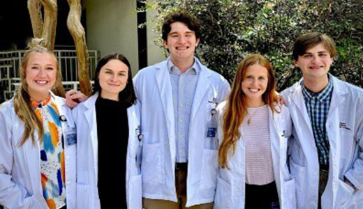Physician Shadowing students