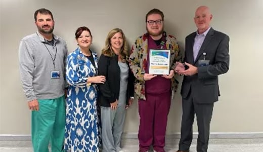 Walter Armstrong receives award