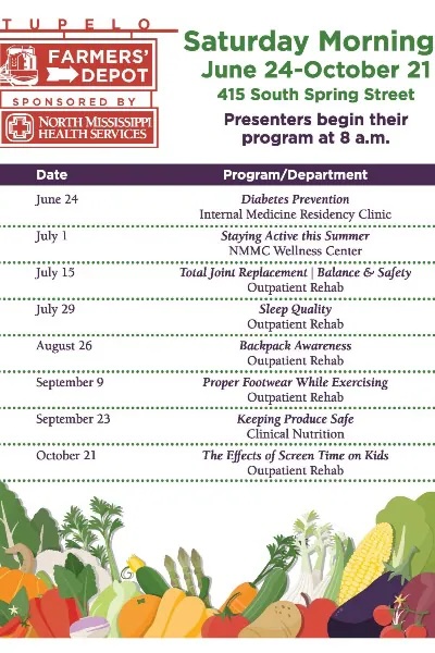 Farmer's Depot schedule 2023