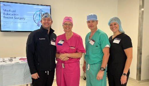 Mastectomy surgery team