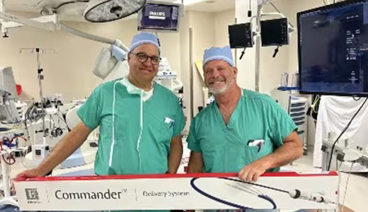 Drs. David Talton & Vishal Sachdev, at NMMC are the first in MS and AL to implant the SAPIEN 3 Ultra RESILIA transcatheter aortic heart valve.