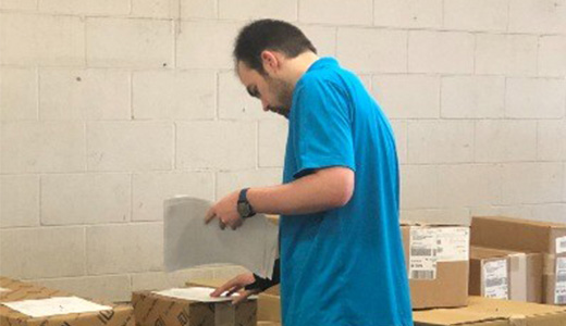 Tyler thompson at work